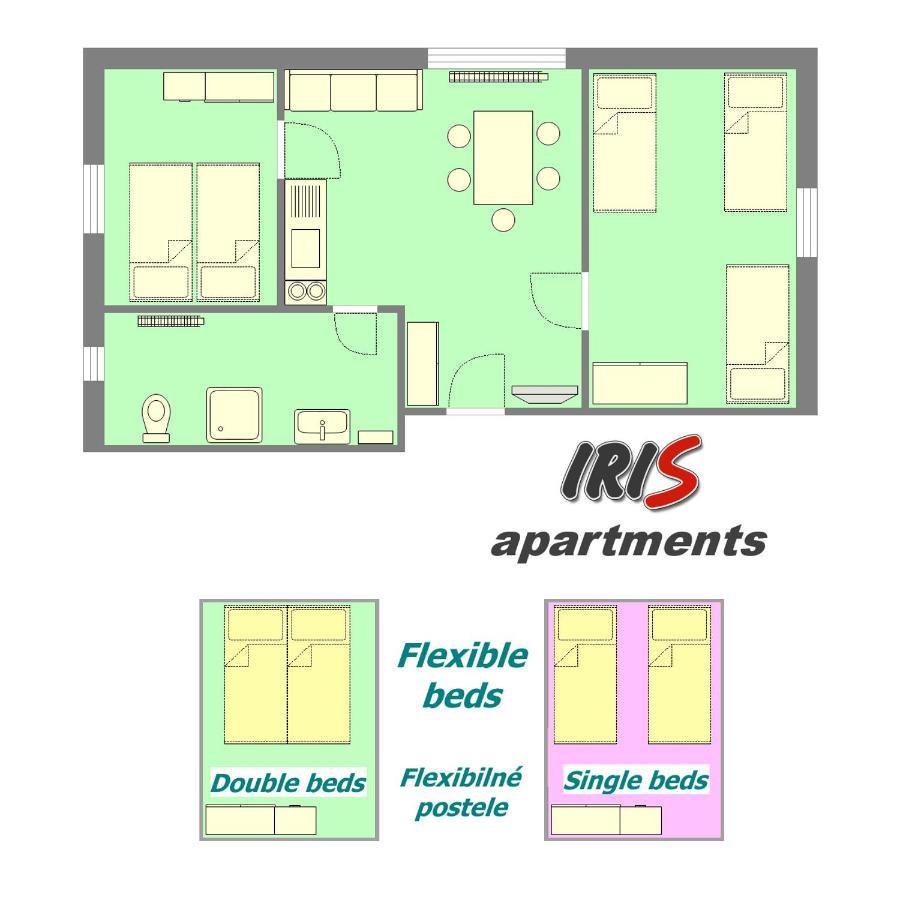 Apartments Iris Liptovský Mikuláš 外观 照片