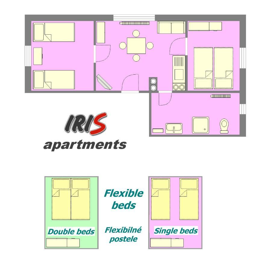 Apartments Iris Liptovský Mikuláš 外观 照片